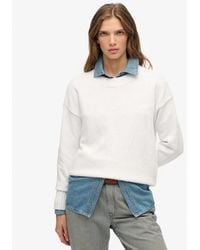 Superdry - & Co Essential Crew Neckline Jumper - Lyst