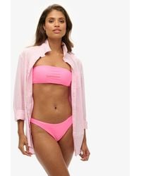 Superdry - & Co Logo Bandeau Bikini Top - Lyst