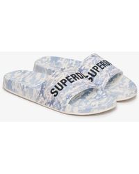 Superdry - & Co Camo Print Pool Sliders - Lyst