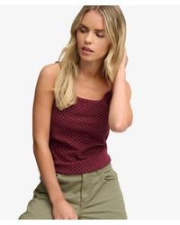 Superdry - Polka Dot Cami Top - Lyst