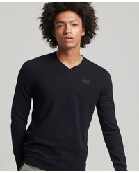 Dubbelzinnigheid Schuur Onweersbui Superdry V-neck sweaters for Men | Online Sale up to 50% off | Lyst