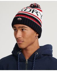 mens bobble hats superdry