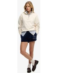 Superdry - & Co Country Club Velour Shorts - Lyst