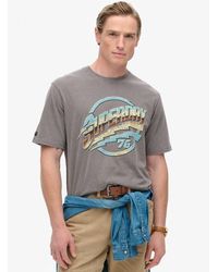 Superdry - Seventies Rock Graphic Band T-shirt - Lyst