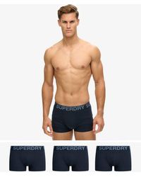 Superdry - & Co Organic Cotton Trunk Triple Pack - Lyst