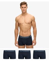 Superdry - Lot de trois caleçons en coton bio - Lyst