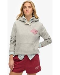Superdry - Athletic Metallic Hoodie - Lyst