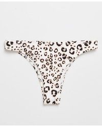 Superdry - Nevada Cheeky Bikini Bottoms Brown - Lyst
