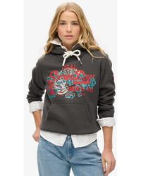 Superdry - & Co Tokyo Vintage Logo Graphic Hoodie - Lyst