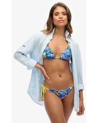 Superdry - Haut de bikini triangle à nouer - Lyst