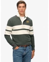 Superdry - & Co Vintage Athletic Stripe Rugby Top - Lyst