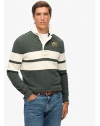 Superdry - Vintage Athletic Stripe Rugby Top - Lyst