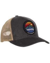 Superdry - Femme Casquette Camionneur En Velours Et Mesh Taille: 1Taille - Lyst