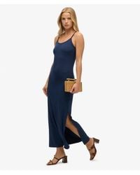 Superdry - & Co Athletic Essentials Jersey Maxi Cami Dress - Lyst
