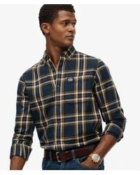 Superdry - Katoenen Lumberjack Overhemd Met Lange Mouwen - Lyst