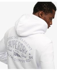 Superdry - Lo-fi Dockside Hoodie Met Borduursel - Lyst