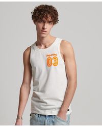 op tijd dagboek Reis Superdry Sleeveless t-shirts for Men | Online Sale up to 30% off | Lyst