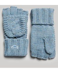 Superdry - Cable Knit Gloves - Lyst