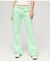 Superdry - Neon Vintage Logo Low Rise Flare joggers - Lyst