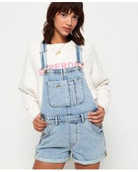 superdry festival dungaree maxi dress