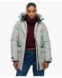 Superdry - City Padded Parka Jacket - Lyst