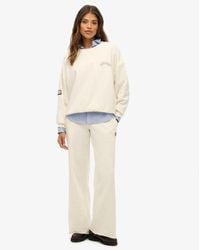 Superdry - & Co Athletic Essentials Printed Crew Sweatshirt - Lyst
