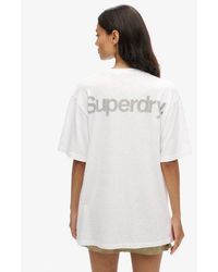 Superdry - Oversized Core Logo City T-shirt - Lyst