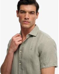 Superdry - & Co Riviera Short Sleeve Linen Shirt - Lyst