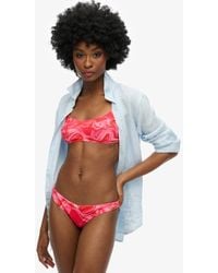 Superdry - Printed Cheeky Bikini Bottoms - Lyst