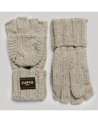 Superdry - & Co Classic Cable Knit Gloves - Lyst