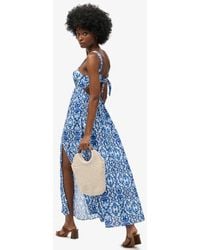 Superdry - & Co Tie Back Maxi Dress - Lyst