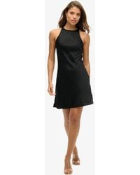 Superdry - & Co Ladies Satin Racer Mini Dress - Lyst
