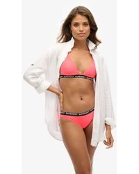 Superdry - Klassiek Elastisch Bikinibroekje - Lyst