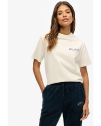 Superdry - & Co Athletic Essentials Oversized T-shirt - Lyst