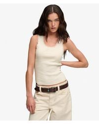 Superdry - & Co Vintage Lace Trim Vest - Lyst