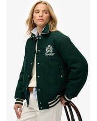 Superdry - Country Club Wool Bomber Jacket - Lyst