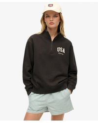 Superdry - Athletic Essentials Half Zip Jumper - Lyst