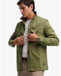 Superdry - Military Overhemd Met Lange Mouwen - Lyst