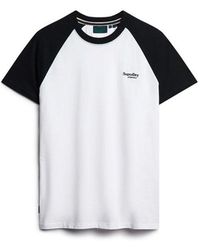 Superdry - & Co Organic Cotton Essential Logo Baseball T-shirt - Lyst