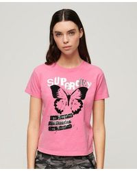 Superdry - Lo-fi Rock Graphic T-shirt - Lyst