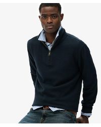 Superdry - & Co Ribbed Half Zip Jumper - Lyst