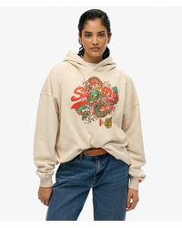 Superdry - Tokyo Vintage Logo Relaxed Hoodie - Lyst