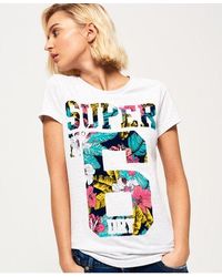 Superdry - Super No.Infill T-Shirt Ice Marl - Lyst