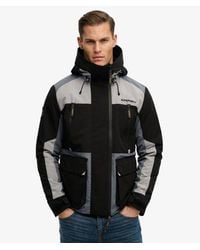 Superdry - & Co Hooded Colour Block Windbreaker Jacket - Lyst