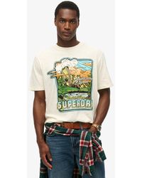 Superdry - & Co Neon Travel Graphic Loose T-shirt - Lyst