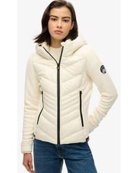 Superdry - & Co Hooded Storm Fleece Jacket - Lyst