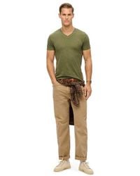 Superdry - & Co Organic Cotton Essential Logo V Neck T-shirt - Lyst