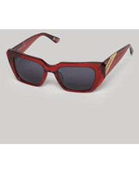 Superdry - Brand Print Sdr 90s Angular Sunglasses - Lyst