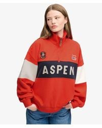 Superdry - & Co Preppy Ski Half Zip - Lyst