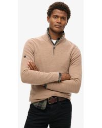 Superdry - & Co Merino Half Zip Jumper - Lyst